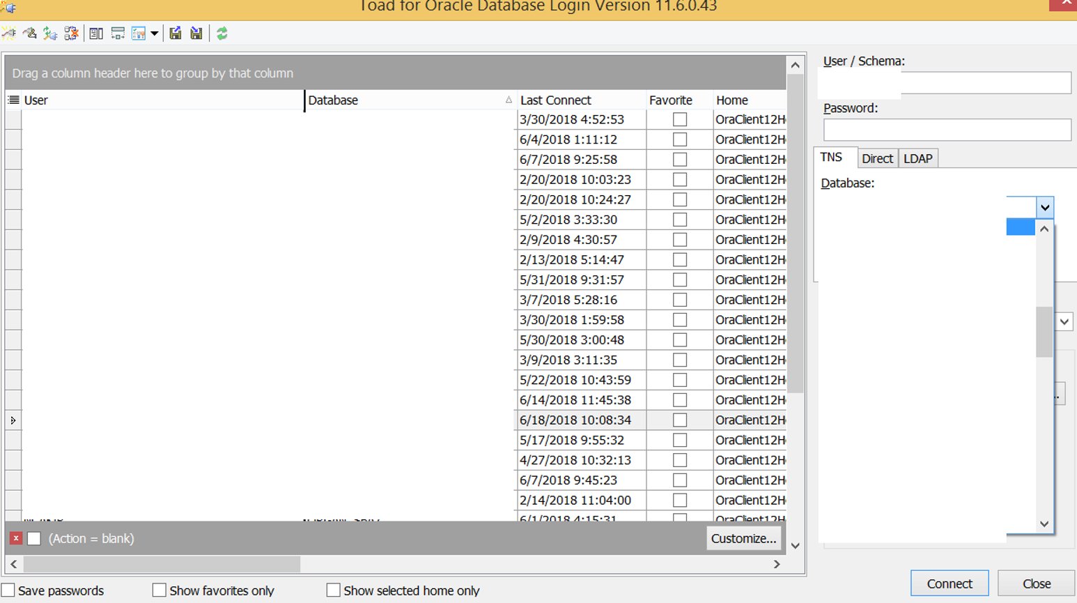 oracle sql toad