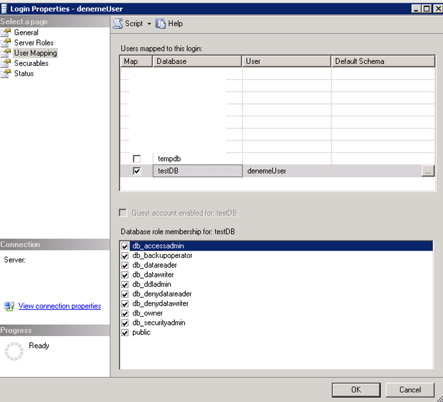 database permissions reset mysql